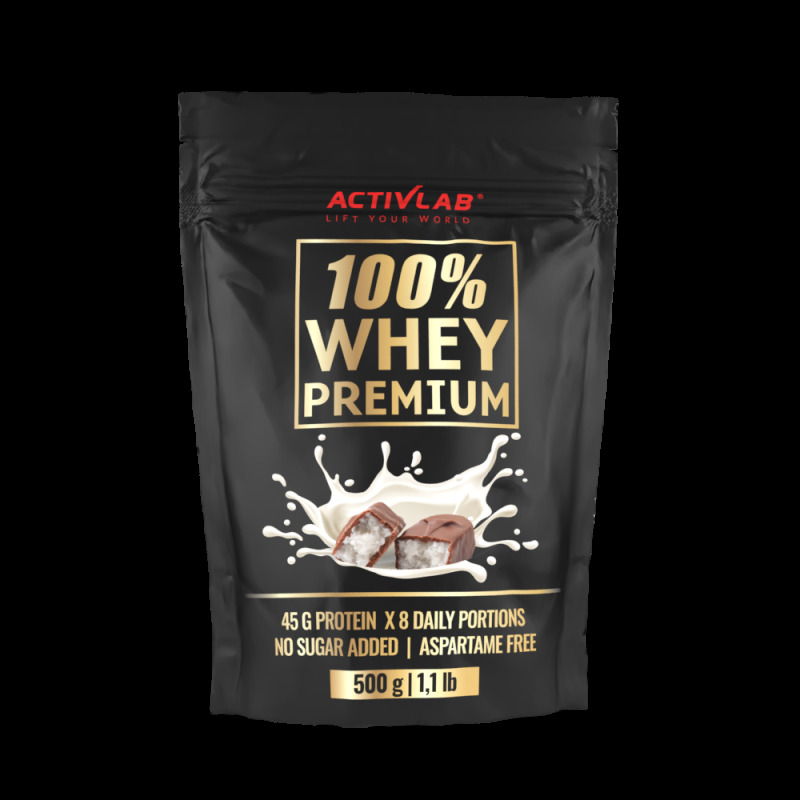 Proteínový prášok 100% Whey ActivLab čokoláda/kokos 500g