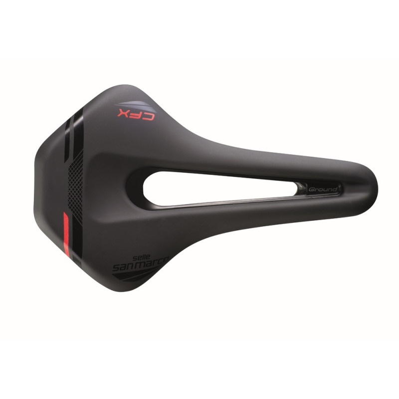 Cyklistické sedlo Selle San Marco Ground Short Carbon FX Wide čierne