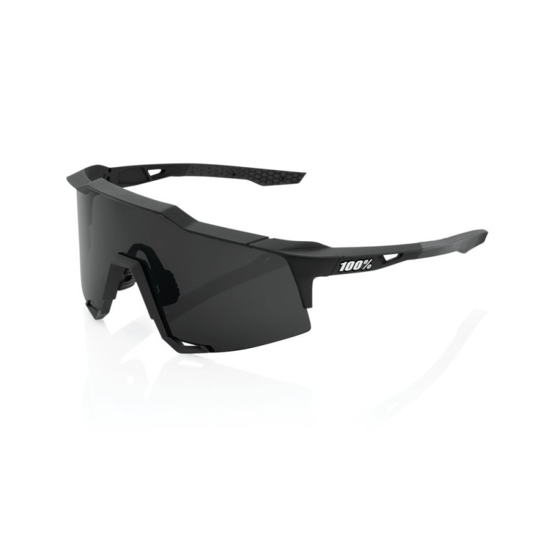 Cyklistické brýle 100% Speedcraft - Soft Tact Black - Smoke Lens
