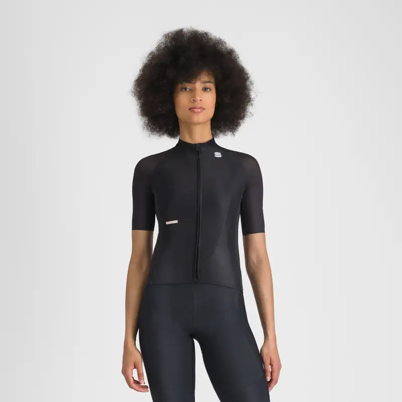 Letný cyklistický dres dámsky Sportful Supernova čierny