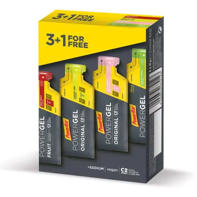 PowerBar PowerGel 41g Mix príchutí 3+1 zdarma_orig