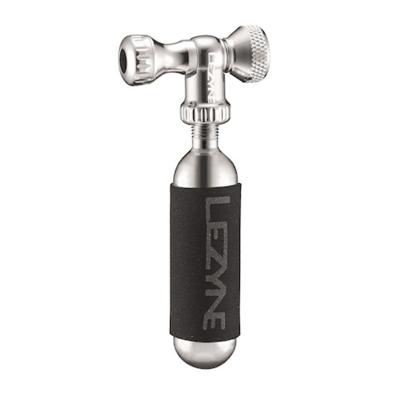 Pumpa Lezyne Control Drive Co2 Silver/Hi Gloss + 16g bombička