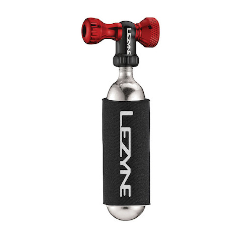 Pumpa Lezyne Control Drive Co2 Red/Hi Gloss + 16g bombička