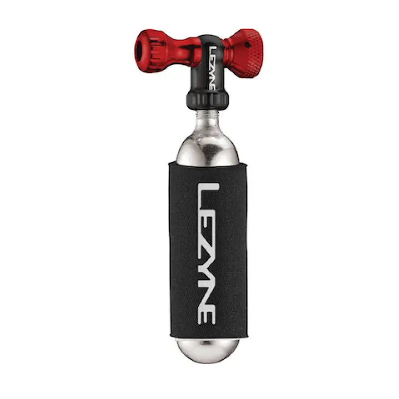 Pumpa Lezyne Control Drive Co2 Red/Hi Gloss + 16g bombička