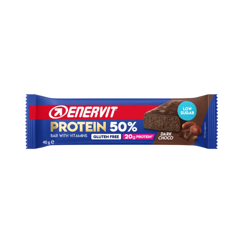 Proteínová tyčinka Enervit Protein Bar 50% tmavá čokoláda 40 g