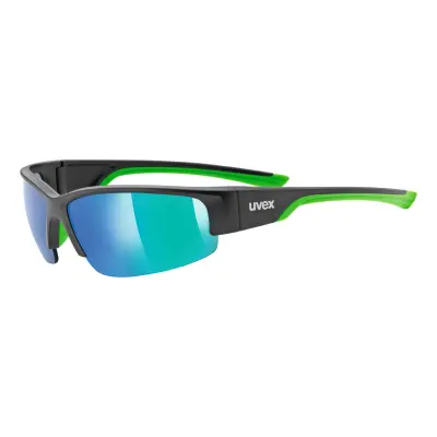 2021 UVEX BRÝLE SPORTSTYLE 215 BLACK MAT GREEN/GREEN (2716) Množ. Uni