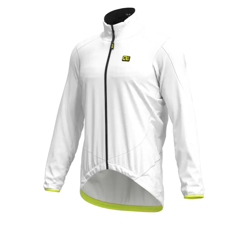 Letná cyklistická bunda Alé Cycling Guscio Light Pack Ale' pánska biela