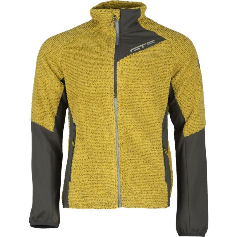 Outdoorová flíska dámská GTS Waffle žlutá