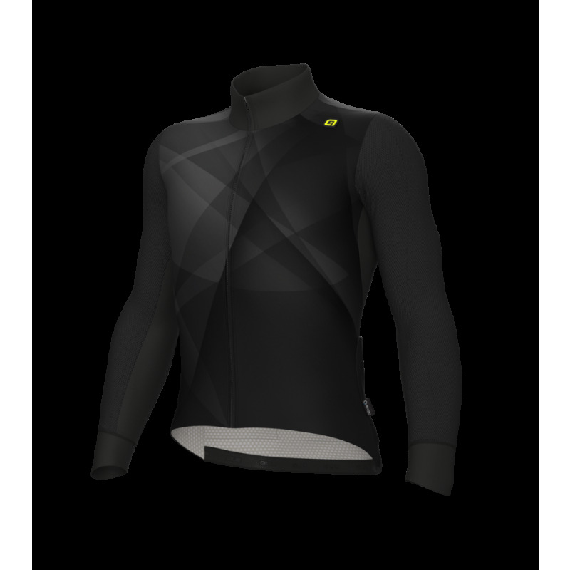 Zateplený cyklistický dres pánský Alé Cycling R-EV1 Quick černý