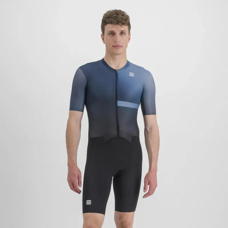 Cyklistická kombinéza pánská Sportful Bomber černá/šedá