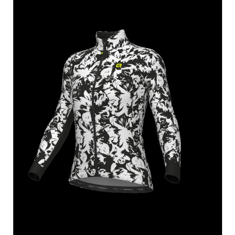 Zateplený cyklistický dres dámský Alé Cycling Pragma Essenza černý/bílý