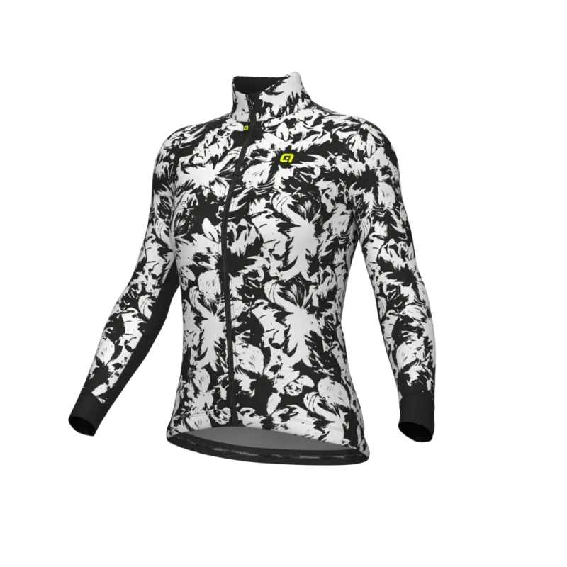 Zateplený cyklistický dres dámský Alé Cycling Pragma Essenza černý/bílý