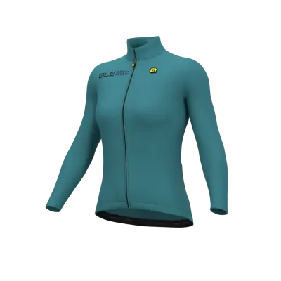 Zateplený cyklistický dres ALÉ dámský SOLID FONDO 2.0_0