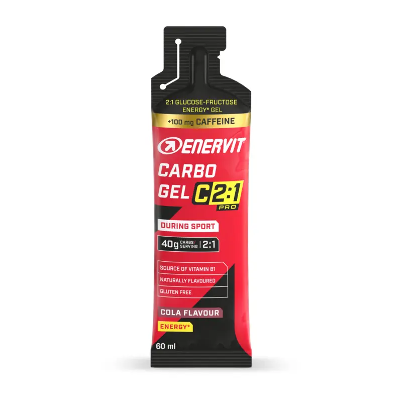 Energetický gél Enervit Carbo Gel C2:1 s kofeínom cola