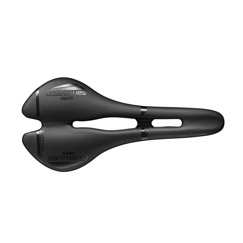 Cyklistické sedlo unisex Selle San Marco Aspide Open-Fit Dynamic Narrow čierne