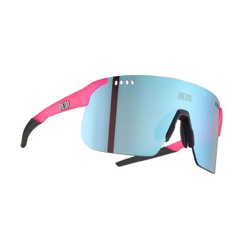 Cyklistické okuliare Neon Optic SKY 2.0 Air Crystal Pink Fluo Mirror Super White Cat. 3 ružové
