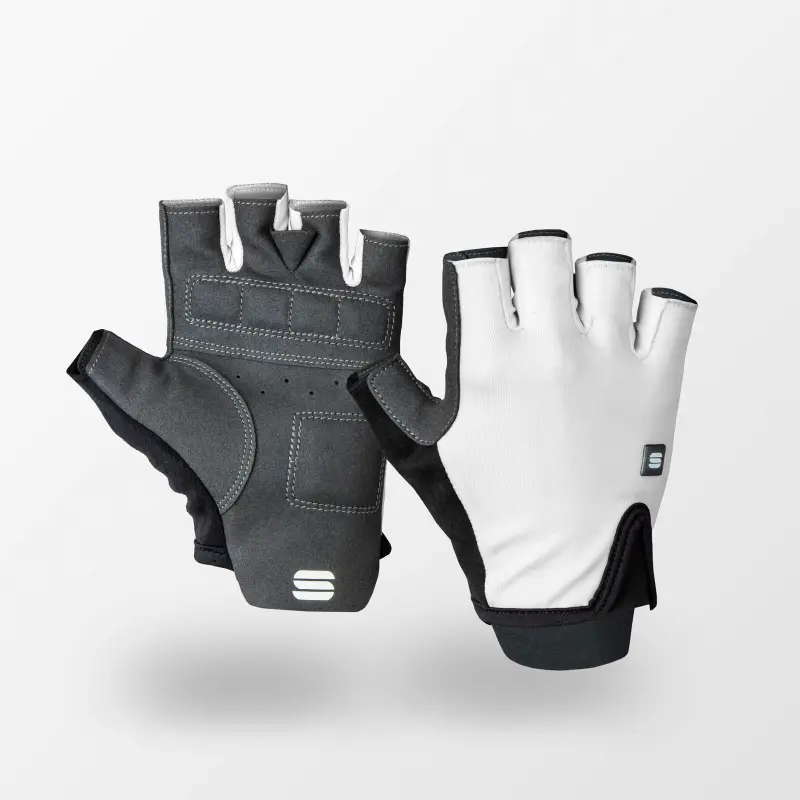 Letní cyklistické dámské rukavice Sportful Matchy bílé
