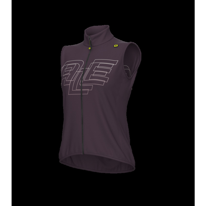 Szél- és vízálló női kerékpáros mellény Alé Cycling PR-E Sauvage lila