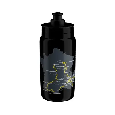 Fľaša FLY 550 TdF mapa čierna 2024