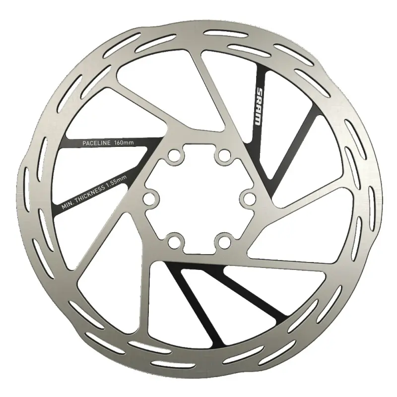 Brzdový kotouč Sram AM DB Rotor/Bolts Paceline 160 Rounded stříbrný