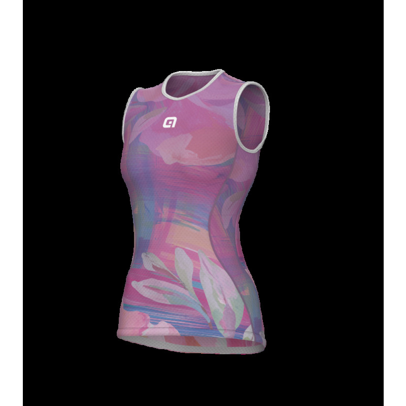 Cyklistická funkčná vrstva Alé Cycling Watercolor Intimo dámska fialová