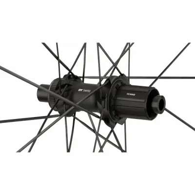 Cestné hliníkové zapletené kolesá DT Swiss P1800 DB 30 mm čierne SRAM/Shimano centerlock