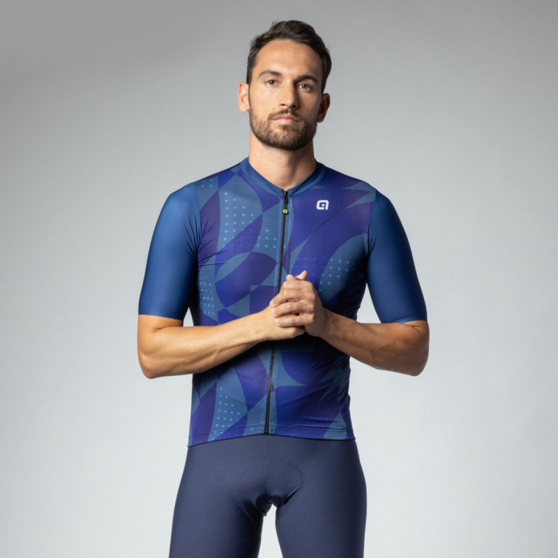 Letní cyklistický dres Alé Cycling Pragma Enjoy pánský modrý