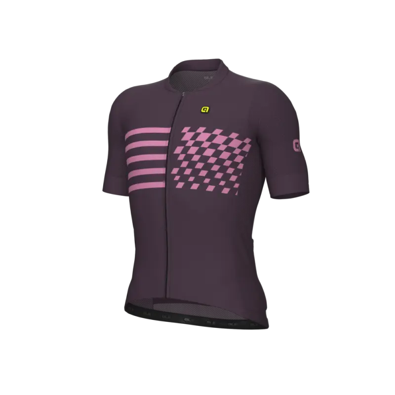 Letný cyklistický dres Alé Cycling PR-E Play pánsky fialový