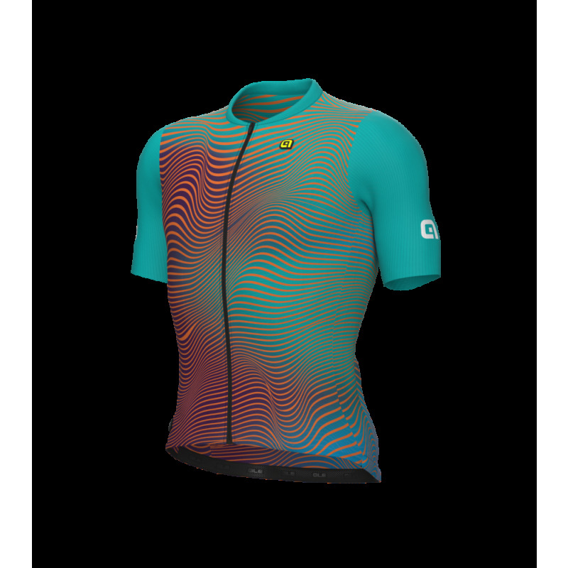 Letní cyklistický dres pánský Alé Cycling Onda zelený