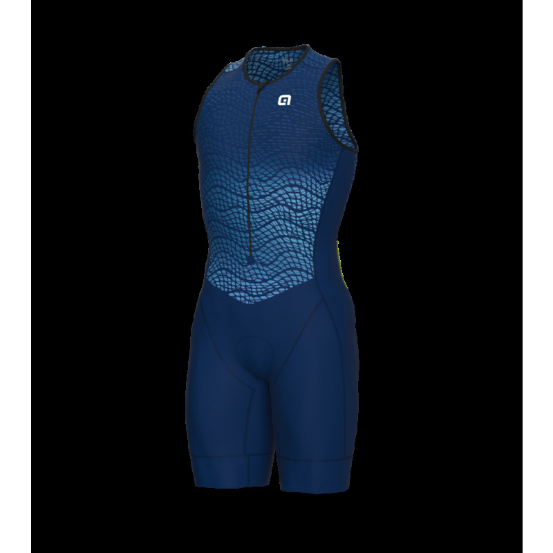 Triatlonová kombinéza pánská Alé Cycling Dive Triathlon modrá