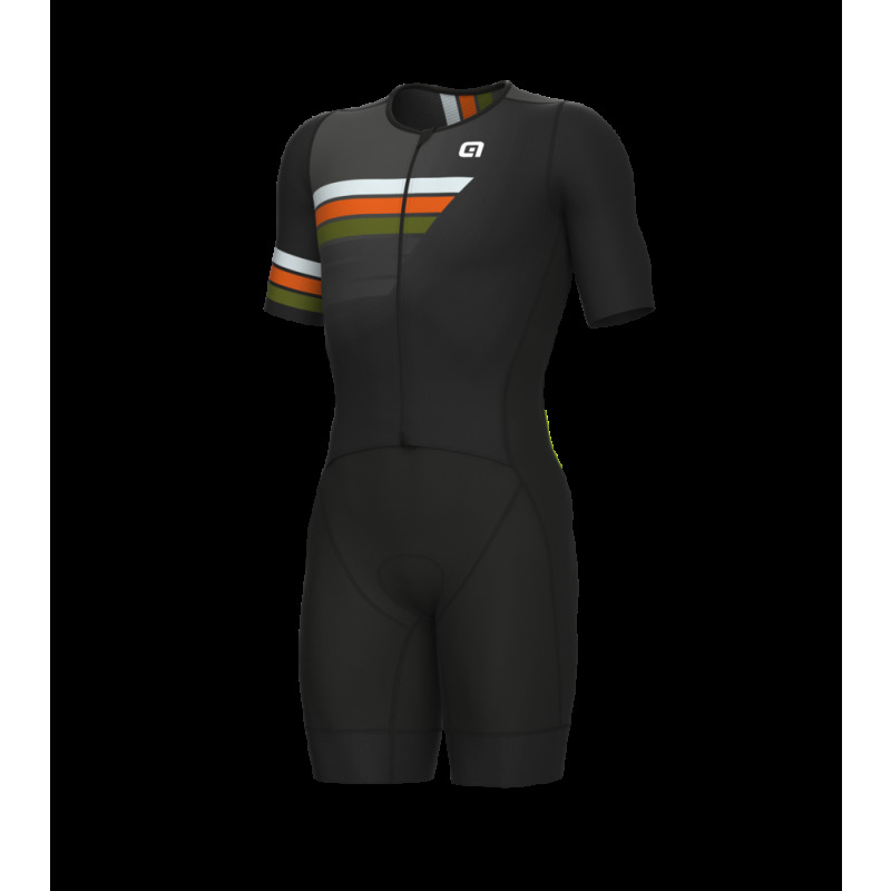 Triatlonová kombinéza pánská Alé Cycling Trigger Triathlon černá