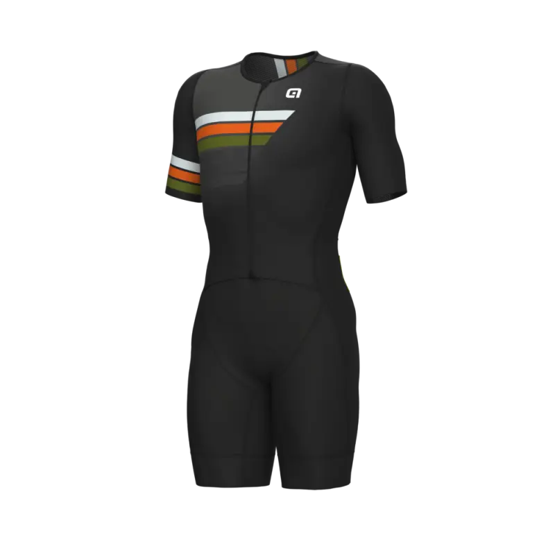 Triatlonová kombinéza pánská Alé Cycling Trigger Triathlon černá