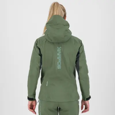 Karpos outdoorová dámska bunda Storm Evo Thyme/Black Sand zelená.