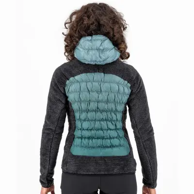 Modrá/čierna outdoorová Karpos SMART MARMAROLE dámska bunda