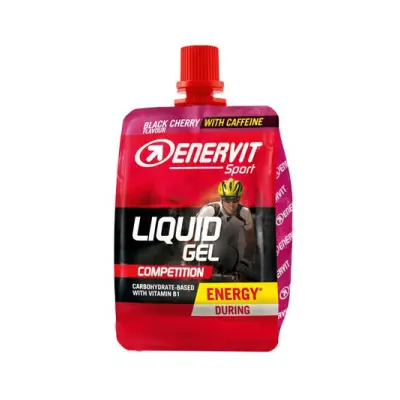 ENERVIT Liquid Gel Competition s kofeinem višeň 60 ml