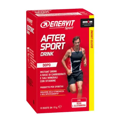 ENERVIT After Sport Drink - 10x 15g - citrón