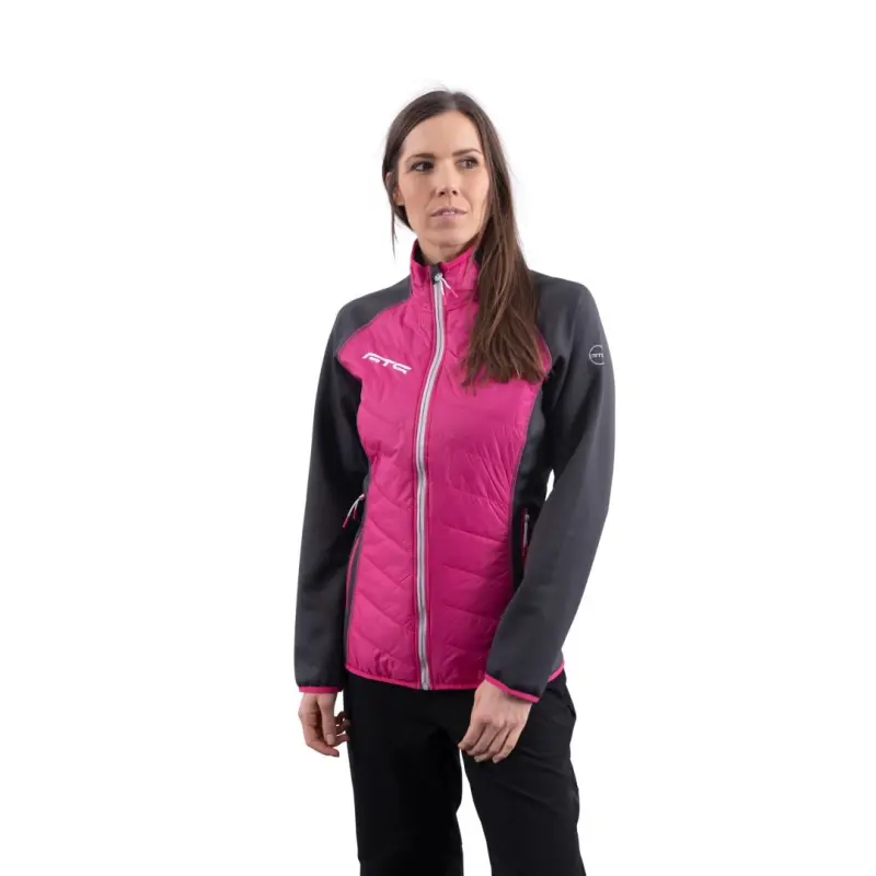 Outdoorová hybridní bunda dámská GTS růžová