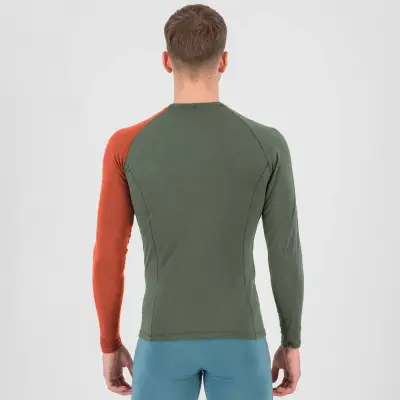 outdoorove-tricko-panske-karpos-dinamico-merino-130-thyme-spicy