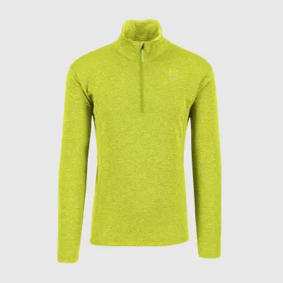 Outdoorová flíska pánska Karpos Pizzocco Half Zip svetlozelená