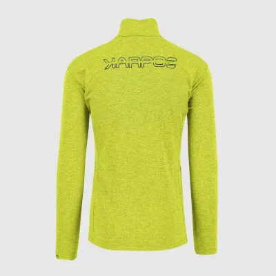 Outdoorová flíska pánska Karpos Pizzocco Half Zip svetlozelená