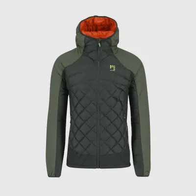 Outdoorová bunda pánska Karpos Lastei Active Plus tmavozelená