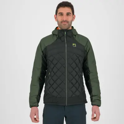 Outdoorová bunda pánska Karpos Lastei Active Plus tmavozelená