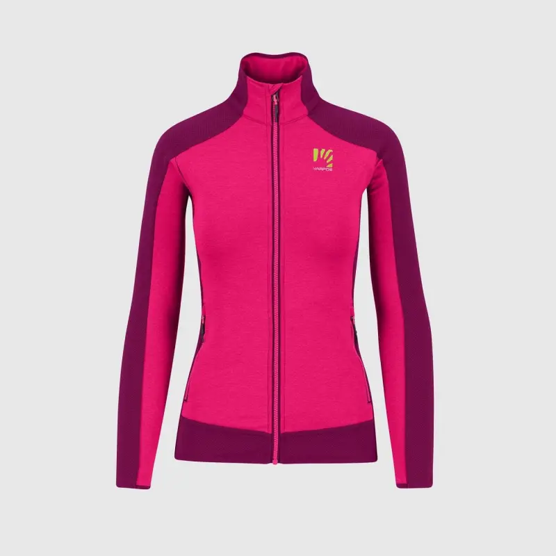 Outdoorová fleecová bunda dámska Karpos Odle ružová