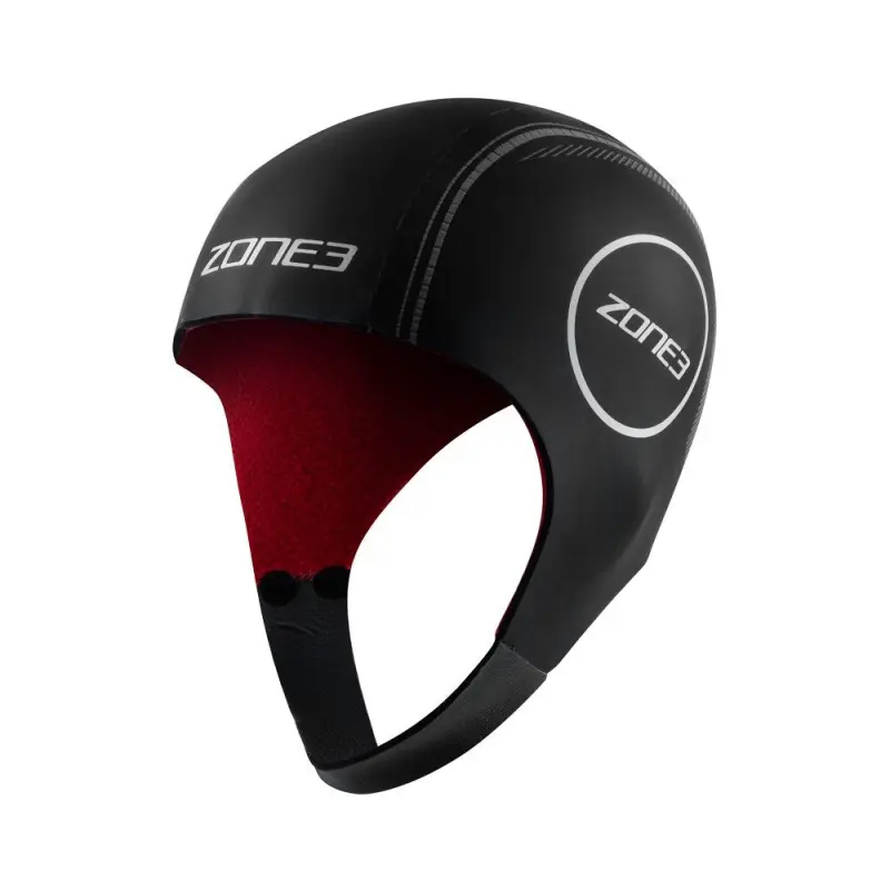 Neoprenová čepice na triatlon Zone 3 černá