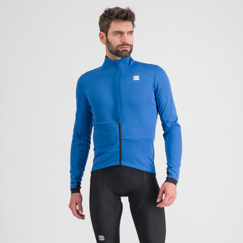 Zimní cyklistická bunda pánská Sportful Super modrá