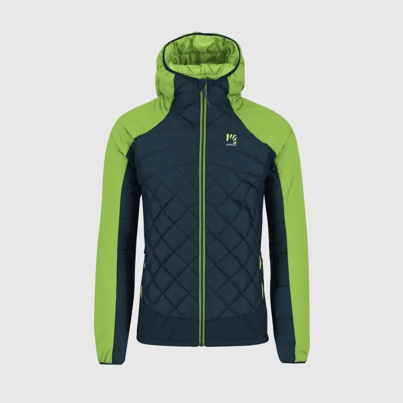 Outdoorová bunda pánska Karpos Lastei Active Plus zelená/midnight