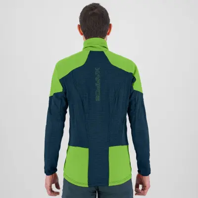 Outdoorová flíska pánska Karpos Puez modrá/zelená