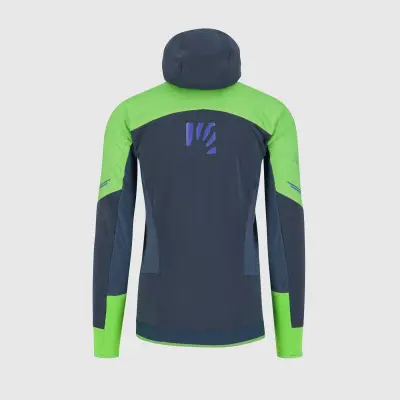 Skialpová bunda pánska Karpos Alagna Plus Evo šedá/zelená.