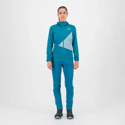 Karpos NUVOLAU dámska flíska Corsair/Adriatic Blue