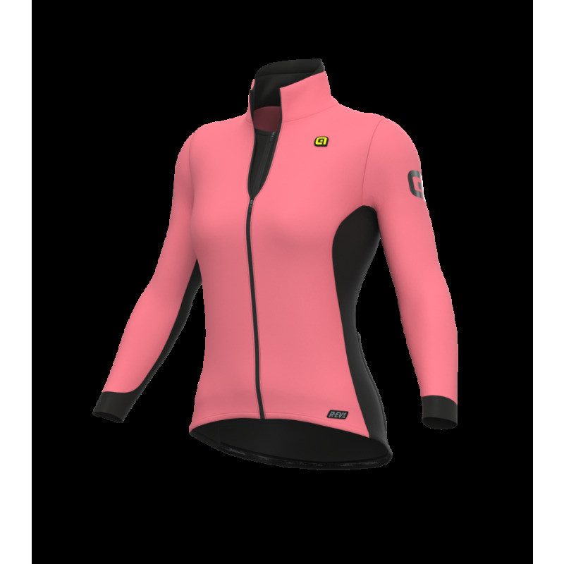 Zimní cyklistická bunda dámská Alé Cycling Future Warm R-EV1 růžová